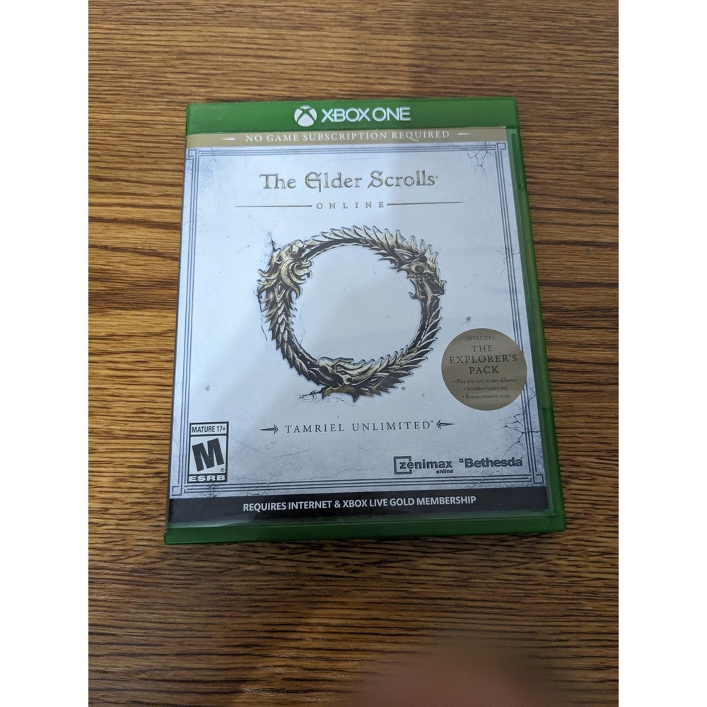 The Elder Scrolls Online Tamriel Unlimited Xbox One Bethesda RPG Video Game